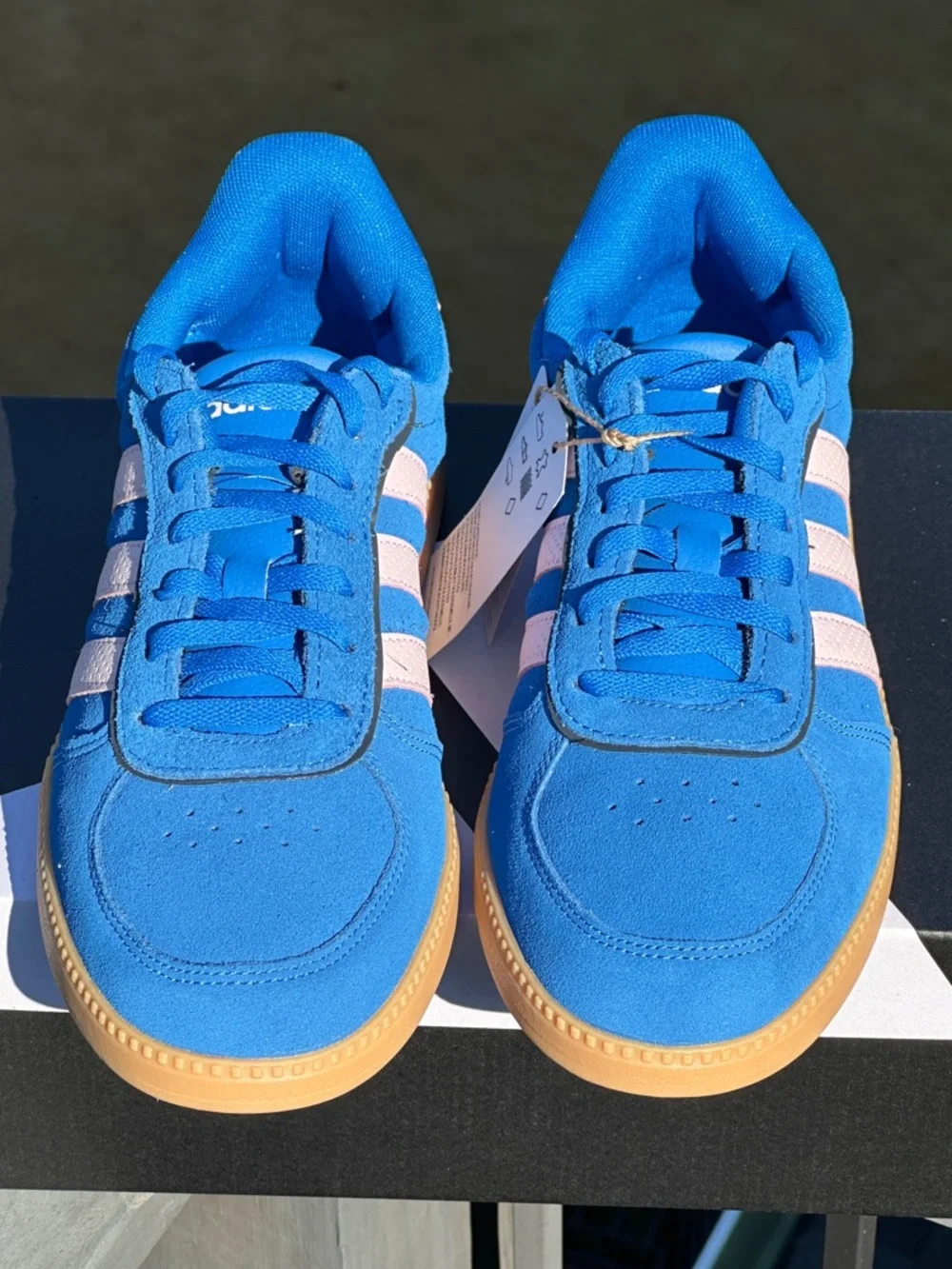 Adidas Breaknet Sleek Blue Low Casual Unisex Lifestyle Sneaker Womens 9.5 NEW